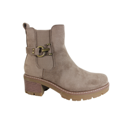 Botki Basido K6556-2 Beż Zamsz