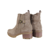 Botki Basido K6556-2 Beż Zamsz