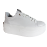 Sneakersy Carinii B10016 Skóra Białe Lico
