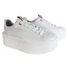 Sneakersy Carinii B10016 Skóra Białe Lico