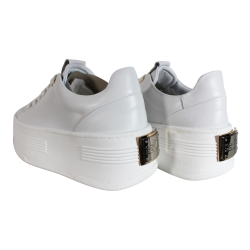 Sneakersy Carinii B10016 Skóra Białe Lico