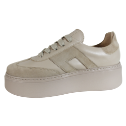 Sneakersy Carinii B9882 Skóra Beż Lico