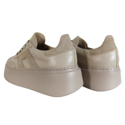 Sneakersy Carinii B9882 Skóra Beż Lico