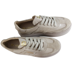 Sneakersy Carinii B9882 Skóra Beż Lico