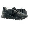 Adidasy Sneakersy VINCEZA 7918 Skóra Czarne Lico
