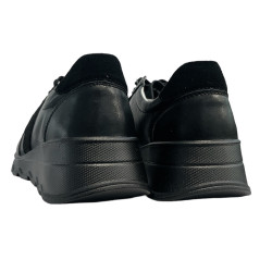 Adidasy Sneakersy VINCEZA 7918 Skóra Czarne Lico