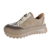 Sneakersy Maciejka 06562 Skóra Beż Zamsz