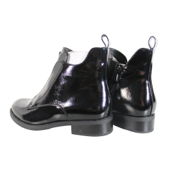 Botki S.Barski HY42-120 Czarny Lakier