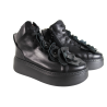 Sneakersy Carinii B9729 Skóra Czarne Lico