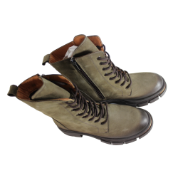 Botki Venezia Y010NUKHOBB044 Skóra Zielony Nubuk