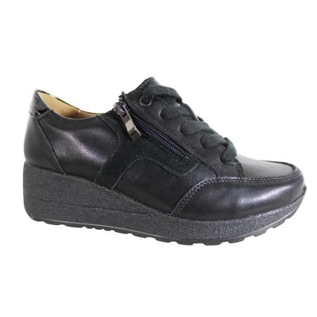 Sneakersy Vinceza 7932 Skóra Czarne Lico