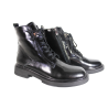 Botki Ravini H-3798 Skóra Czarny Lakier