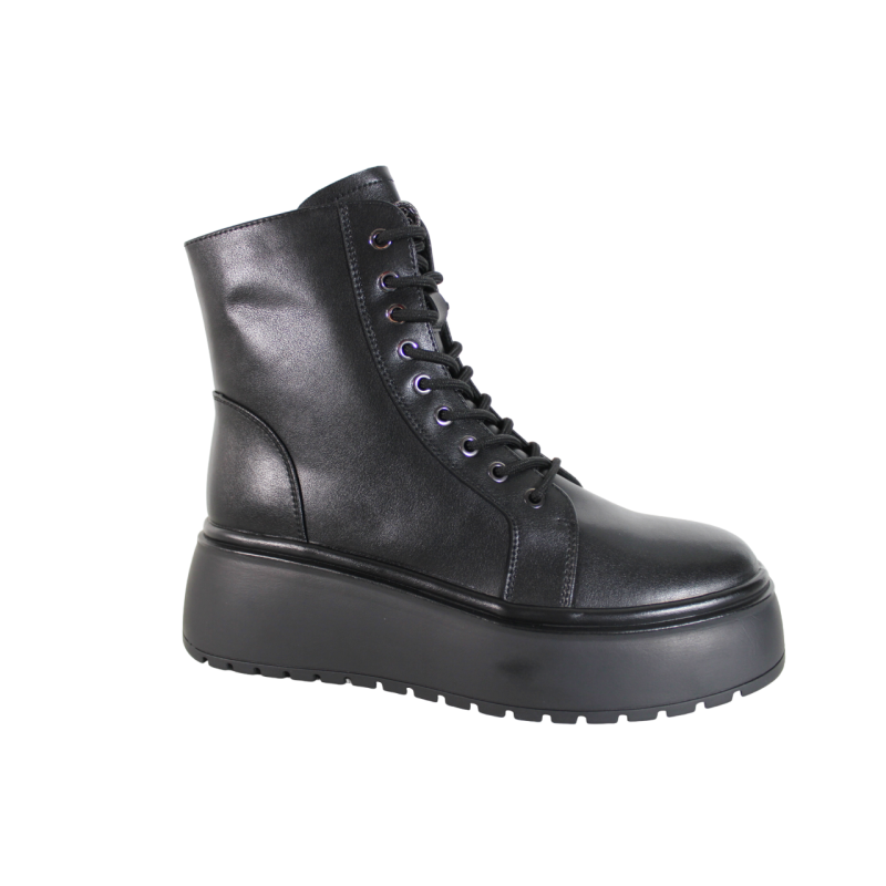 Botki T.Sokolski Z24-478 Skóra Czarne Lico
