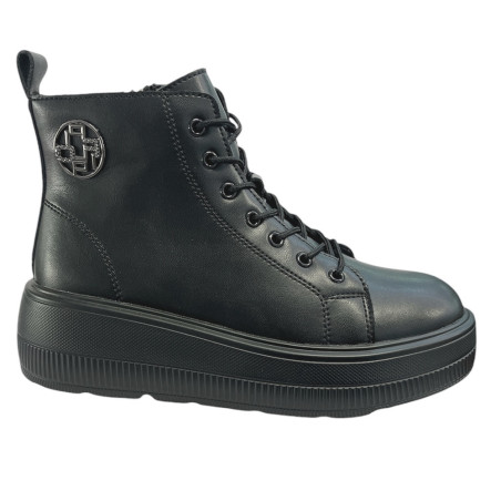 Botki Filippo DBT6374 Skóra Czarne Lico