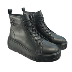 Botki Filippo DBT6374 Skóra Czarne Lico