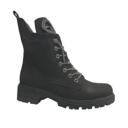 Botki Vinceza 16465 Czarny Zamsz