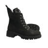 Botki Vinceza 16465 Czarny Zamsz