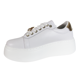 Sneakersy Vinceza 89101 Skóra Białę Lico