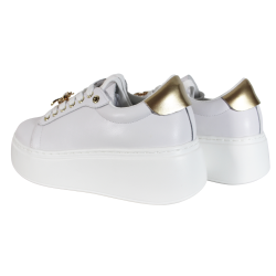 Sneakersy Vinceza 89101 Skóra Białę Lico