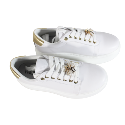 Sneakersy Vinceza 89101 Skóra Białę Lico