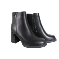 Botki Vinceza 77105 Skóra Czarne Lico