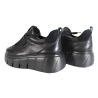 Sneakersy Nessi 24690 Skóra Czarne Lico
