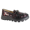 Półbuty Filippo DP6467 Skóra Bordo Lakier