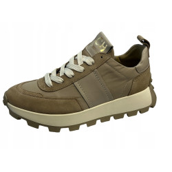 Sneakersy Chebello 4494 Skóra Beż Zamsz