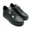 Sneakersy Chebello 4536 Skóra Czarne Lico