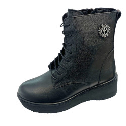 Botki T.Sokolski Z24-376 Skóra Czarne Lico