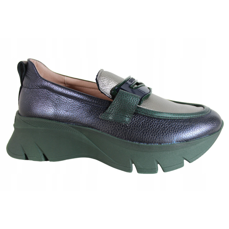 PÓŁBUTY HISPANITAS CHI243631 SKÓRA BOLMET MIDNIGHT LICO