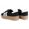 Sneakersy Kampa N1095S2 Skóra Czarny Zamsz