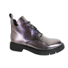 Botki Boccato 0681-1609 Skóra Srebrny Lakier