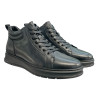 Sneakersy Męskie Andiamo W24391105 Skóra Czarne Lico