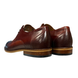 Półbuty Męskie Tapi C-6810 Skóra Bordo Lico