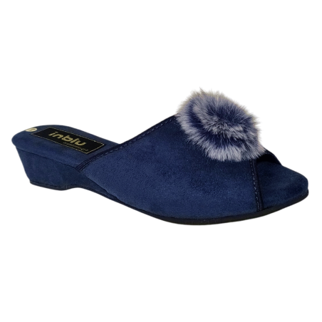 Kapcie Pantofle Damskie Inblu RR00001H  Granatowe