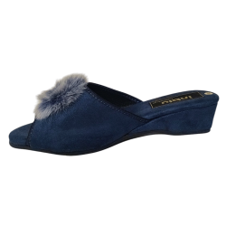 Kapcie Pantofle Damskie Inblu RR00001H  Granatowe