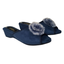 Kapcie Pantofle Damskie Inblu RR00001H  Granatowe