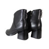 Botki Damskie Filippo DP4860 Czarne Lico