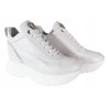 Sneakersy Damskie Carinii B9061 Skóra Białe Lico