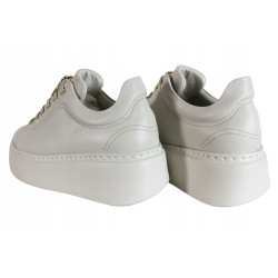 Sneakersy Półbuty Karino 5062 Skóra Beż Lico