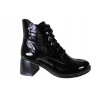 Botki Damskie Nessi 23547 R.36 Skora Czarny Lakier