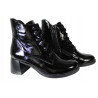 Botki Damskie Nessi 23547 R.36 Skora Czarny Lakier