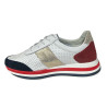 Sneakersy Damskie Artiker 48C1389 Skóra Białe Lico