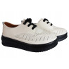 Półbuty Sneakersy Damskie Artiker 54C1578  Skóra Beż Lico