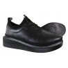 Półbuty Sneakersy Damskie T.SOKOLSKI J23-705 Skóra Czarne Lico
