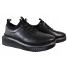 Półbuty Sneakersy Damskie T.SOKOLSKI J23-705 Skóra Czarne Lico