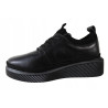 Półbuty Sneakersy Damskie T.SOKOLSKI J23-705 Skóra Czarne Lico