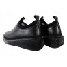 Półbuty Sneakersy Damskie T.SOKOLSKI J23-705 Skóra Czarne Lico