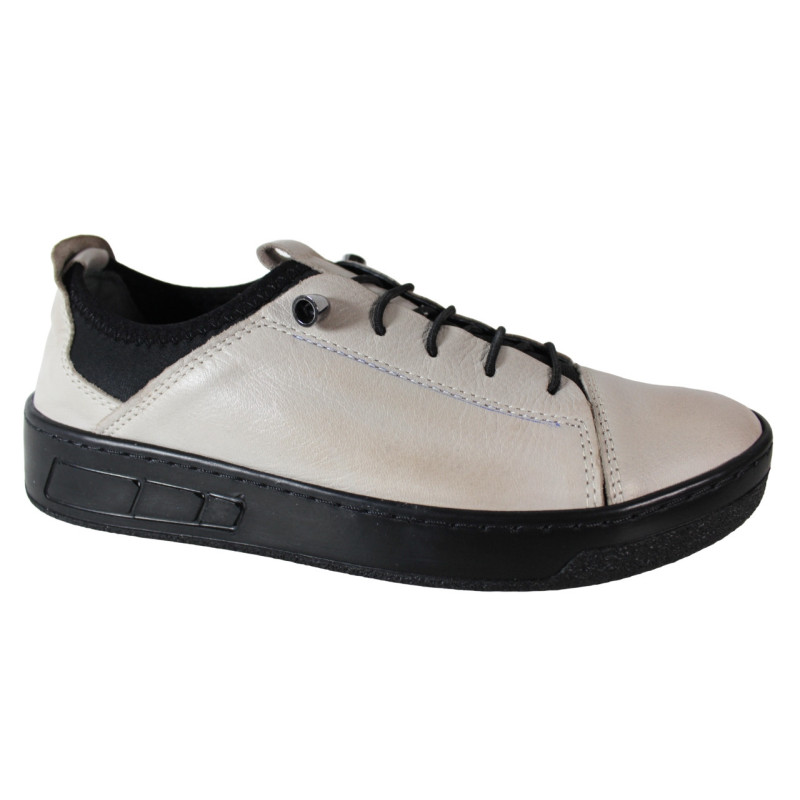 Półbuty Sneakersy Damskie T.SOKOLSKI W24-151 R.37 Skóra Beż Lico
